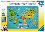 Ravensburger Zvieracia svetová mapa