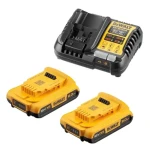 DeWalt DCB1104D2 / Sada akumulátorov s nabíjačkou / 2x Aku 18 V XR Li- ION 2.0 Ah (DCB1104D2)