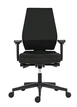 Powerton Sima čierna / Kancelárske ergonomické kreslo / nosnosť 130 kg (MKWPSIKBCBBA)