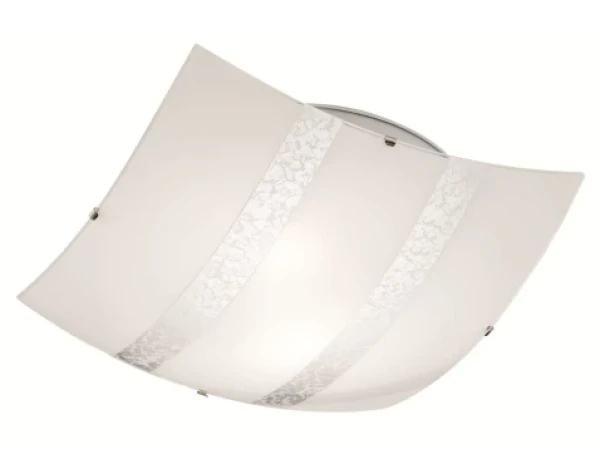 Stropné osvetlenie Nikosia 40 cm, biele/strieborné%
