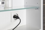 SAPHO - CLOE galérka s LED osvetlením, 120x50x18cm, biela CE120-0030