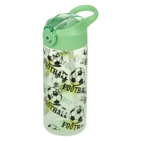 BAAGL Tritánová fľaša na pitie so slamkou Futbal 500 ml (A-35412)