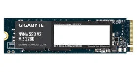GIGABYTE NVMe SSD V2 256GB / Interný SSD / M.2 80 mm / PCIe 3.0 x4 / 3D TLC / R: 3200 MB / s / W: 1200 MB / s / MTBF 1,5 mh (G3NVMEV2256G)