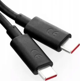 Motorola kábel USB-C(M) - USB-C(M) 1m čierna / Kábel USB-C / 1 m