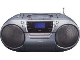 Lenco SCD-6800GY sivá / FM amp; DAB+ rádio / CD amp; kazetový prehrávač / 8W / 3.5mm jack / USB (SCD-6800GY)