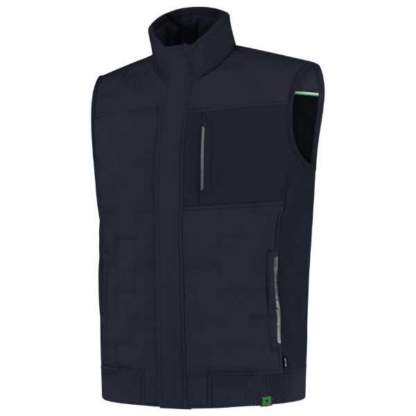 Puffer Bodywarmer Vesta na opakované nosenie unisex ink M