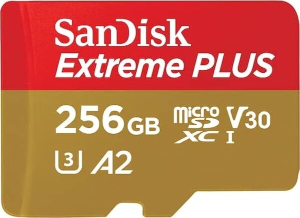 WD Extreme Plus MicroSDXC 256 GB Class 10 UHS-I/U3 A2 V30 (SDSQXBD-256G-GN6MA)