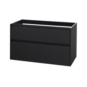 Mereo Opto, kúpeľňová skrinka 100 cm, čierna CN942SN