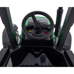 Mamido Detský elektrický traktor BLAST s prívesom 2x200W zelený