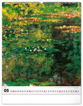 NOTIQUE Impresionizmus 2027 / Nástenný kalendár / 48 x 56 cm