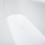 KERRA - Vaňa prisadená MONA 150 (biely lesk) 5907548115102