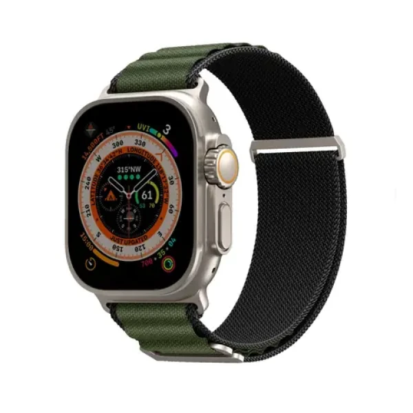 SKINARMA KOBU remienok pre Apple Watch Ultra 49 mm Apple Watch 45/44/42 mm olivová (8886461243031)