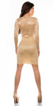 Sexy KouCla PartyDress V-Cut laced champagne 16