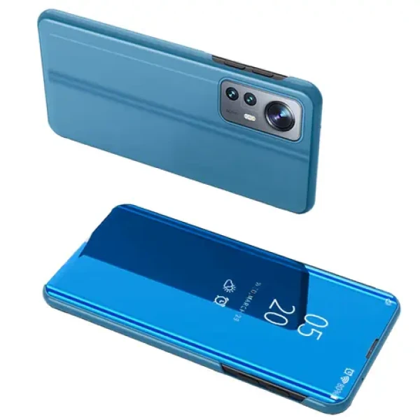Hurtel Clear View Case XIAOMI 12 Lite modrá / Flipové púzdro / Priehľadné okienko
