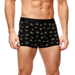 Noviti Boxerky BB006 Vzor M-2XL černá whisky XXL