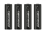 Esperanza Nabíjacia batéria AA čierna / 1.2V / 2600mAh / Ni-MH / 4 ks / v blistri (EZA106 - 5901299922552)