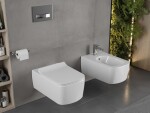 MEXEN - York Závesná WC misa vrátane sedátka s slow-slim, duroplast, biela 30114000
