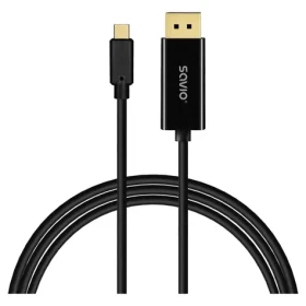 Savio CL-207 čierna / USB-C kábel / 2 m / 17,28 Gbit / s (CL-207)