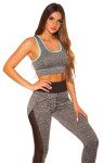 Trendy Workout Crop Top