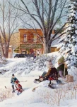 COBBLE HILL Puzzle Zimné radovánky