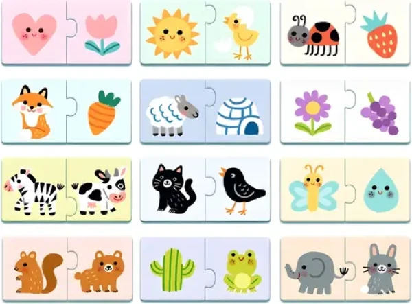 DJECO Puzzle Farby