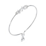 Guess Oceľový náramok s kryštálmi a zirkónmi Chandelier JUBB05363JWRHT/U