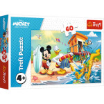 Trefl - Puzzle - Mickey Mouse: na pláži