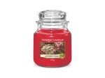 Yankee Candle Peppermint Pinwheels stredný pohár 411g / doba horenia až: 75 h (5038581140445)