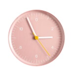 HAY Nástenné hodiny Pink Recycled