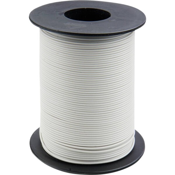 Donau Elektronik 105-5-100 spojovací drôt, 1 x 0.20 mm², biela, 100 m; 105-5-100