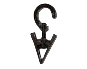 Háčiky so žabkami (10 ks) Lugano, farba orech%