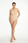 Dámske zoštíhľujúce body bez švov 421 Beige - Julimex 2XL béžová