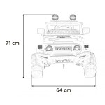 Mamido Elektrické autíčko Toyota FJ Cruiser 4x4 ružové