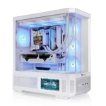 Thermaltake View 370 TG ARGB biela / ATX / 2x USB-A 3.2 / 1x USB-C 3.2 / 4X 120mm ARGB / bez zdroja / priehľadná bočnica (CA-11N-00M6WN-00)