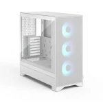 Fractal Design Pop 2 Air RGB TG biela / ATX / 2x USB 3.2 / 3x 120mm / bez zdroja / priehľadná bočnica (FD-C-POA2A-04)