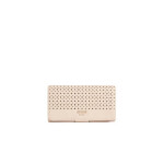 Outlet - GUESS peňaženka Juliana Perforated File Clutch biela Biela