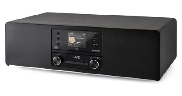 JVC RD-E984B čierna / Mikrosystém / CD / DAB+ / Bluetooth 5.2 / Wi-Fi (RD-E984B)