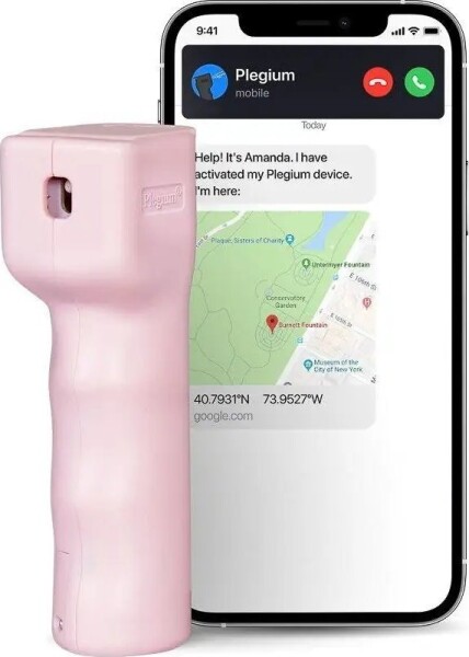 NoName Plegium Smart Mini Pepper Spray - Pink