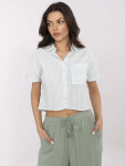 Košeľa NM KS KA 01148.50P bielo zelená M/L