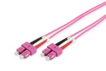 DIGITUS SC/SC / Optický patch kabel / Multimode 50/125 µm / OM4 / Duplex / 3 m (DK-2522-03-4)