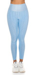 Sexy High Waist Push-Up Leggings with Bow babyblue L/XL