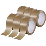 TOOLCRAFT TO-10187040 baliace lepiaca páska hnedá (d x š) 66 m x 50 mm 6 ks; TO-10187040