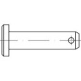 TOOLCRAFT 135904 čap (Ø x d) 12 mm x 50 mm ocel glavanizované zinkom 10 ks; 135904