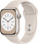 Apple Watch 8 GPS 45mm Starlight Alu Sport Béžový (MNP23WB/A)