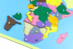 Moyo Montessori Moyo Montessori Puzzle - mapa Afrika - bez rámčeka
