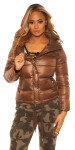 Trendy Winterjacket with removable hood