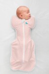 Love To Dream Swaddle UP Bamboo - Zavinovačka, veľkosť XS, ružová - 1 FÁZA, 0-1m, 2.2-3.8k