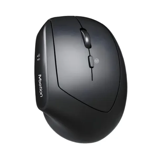 Meetion R390 čierna / Ergonomická vertikálna bezdrôtová myš / 2400 DPI / 2.4GHz / 6 tlačidiel (R390)