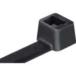 HellermannTyton 138-00025, UB200B-B-PA66-BK, sťahovacie pásky, 3.50 mm, 198 mm, čierna, 100 ks; 138-00025