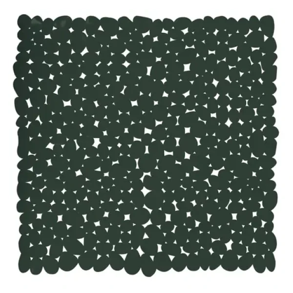MSV GALETS protišmyková podložka do sprchy tmavo zelená / PVC / 53 x 53 cm